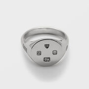 Tate silver signet ring